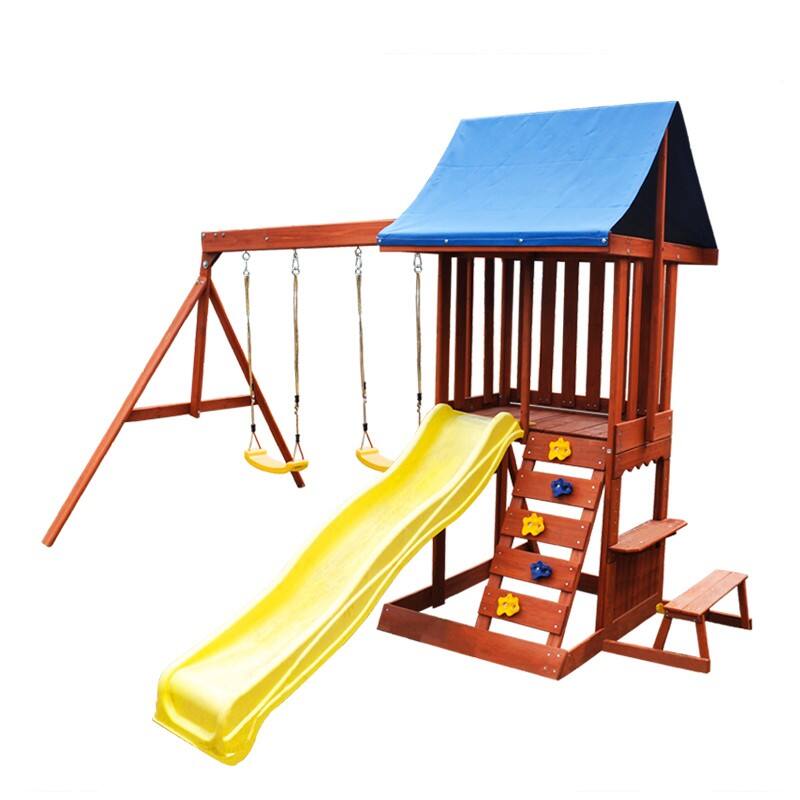 Customizable Wooden Swing Set | ODM & OBM Outdoor Playground Manufacturer